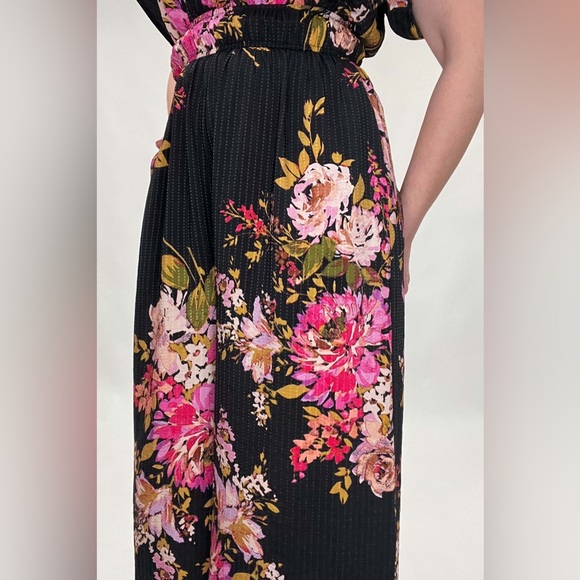 By together black floral romper - Picture 4 of 4